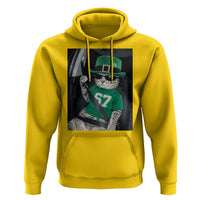 67 Cat St Patricks Day Hoodie Funny Cat Driver Leprechaun Meme