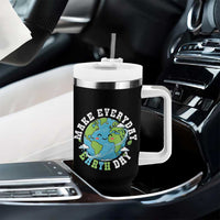 Funny Make Earth Day Every Day Tumbler With Handle Cute Environmental Awareness Earth Day
