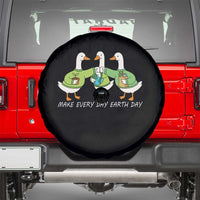 Funny Earth Day Spare Tire Cover Silly Goose Make Earth Day Every Day