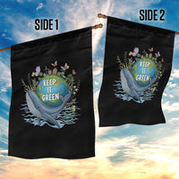 Keep It Green Earth Day Garden Flag Eco-Friendly Nature Environmental Awareness