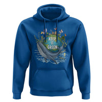 Keep It Green Earth Day Hoodie Eco-Friendly Nature Environmental Awareness