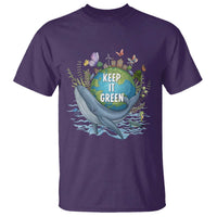 Keep It Green Earth Day T Shirt Eco-Friendly Nature Environmental Awareness