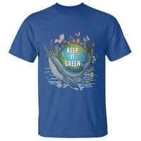 Keep It Green Earth Day T Shirt Eco-Friendly Nature Environmental Awareness