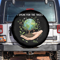 I Speak For The Trees Spare Tire Cover Earth Day Awareness