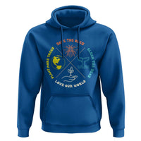 Earth Day Awareness Hoodie Save The Bees Plant More Trees Clean The Seas Titties