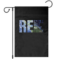 Earth Day Garden Flag Recycle Reuse Renew Rethink