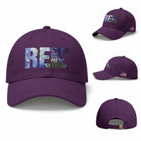 Earth Day Baseball Cap Recycle Reuse Renew Rethink