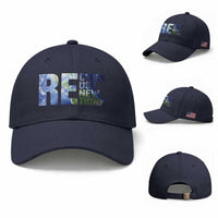Earth Day Baseball Cap Recycle Reuse Renew Rethink