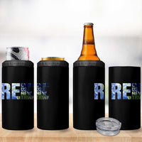 Earth Day 4 in 1 Can Cooler Tumbler Recycle Reuse Renew Rethink