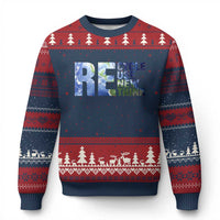 Earth Day Ugly Christmas Sweater Recycle Reuse Renew Rethink