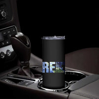 Earth Day Skinny Tumbler Recycle Reuse Renew Rethink