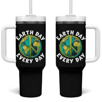 Earth Day Everyday Tumbler With Handle Peace Sign Nature Lover
