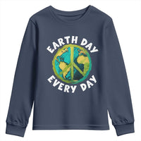 Earth Day Everyday Youth Sweatshirt Peace Sign Nature Lover