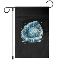 Earth Day Garden Flag Funny Baseball Ice Cream Drip Glove Eco Friendly