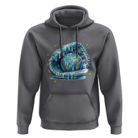 Earth Day Hoodie Funny Baseball Ice Cream Drip Glove Eco Friendly