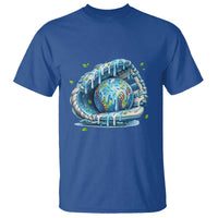Earth Day T Shirt Funny Baseball Ice Cream Drip Glove Eco Friendly