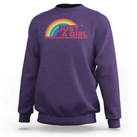 Just A Girl LGBTQ Pride Month Sweatshirt
