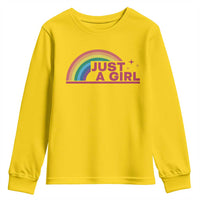 Just A Girl LGBTQ Pride Month Youth Sweatshirt