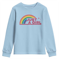 Just A Girl LGBTQ Pride Month Youth Sweatshirt