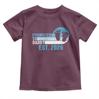 Promoted to Daddy 2026 Toddler T Shirt Funny Pregnancy Reveal