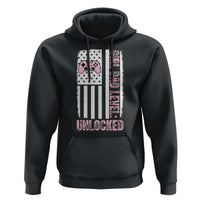 Girl Dad Level Unlocked Hoodie Funny New Dad