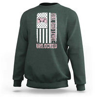 Girl Dad Level Unlocked Sweatshirt Funny New Dad