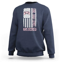 Girl Dad Level Unlocked Sweatshirt Funny New Dad