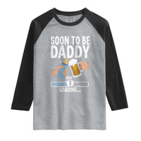 Dad to Be 2026 Raglan Shirt Promoted To Daddy Beer Lover New Baby Gift