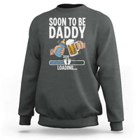 Dad to Be 2026 Sweatshirt Promoted To Daddy Beer Lover New Baby Gift