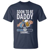 Dad to Be 2026 T Shirt Promoted To Daddy Beer Lover New Baby Gift