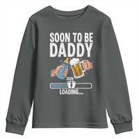 Dad to Be 2026 Youth Sweatshirt Promoted To Daddy Beer Lover New Baby Gift