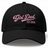 Soon to Be Daddy of Baby Girl 2026 Baseball Cap Promoted to Daddy New Dad
