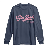 Soon to Be Daddy of Baby Girl 2026 Long Sleeve Shirt Promoted to Daddy New Dad