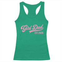 Soon to Be Daddy of Baby Girl 2026 Racerback Tank Top Promoted to Daddy New Dad