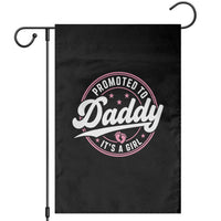 Promoted To Daddy It's A Girl Garden Flag Funny Pregnancy Reveal