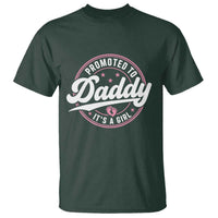 Promoted To Daddy It's A Girl T Shirt Funny Pregnancy Reveal