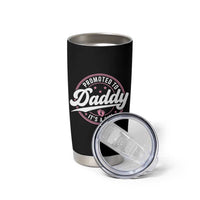 Promoted To Daddy It's A Girl Tumbler Cup Funny Pregnancy Reveal