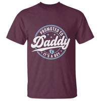Promoted To Daddy It's A Boy T Shirt Funny Pregnancy Reveal