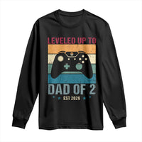 Dad Level Unlocked Long Sleeve Shirt Funny New Dad Gaming Father's Day Gift