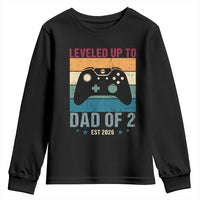 Dad Level Unlocked Youth Sweatshirt Funny New Dad Gaming Father's Day Gift