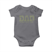 Dad Veteran Myth Legend Dad Military Father Gift Baby Onesie