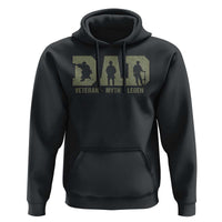 Dad Veteran Myth Legend Dad Military Father Gift Hoodie