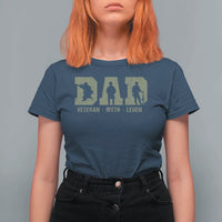Dad Veteran Myth Legend Dad Military Father Gift T Shirt For Women