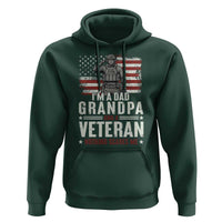 I'm A Dad Grandpa and Veteran Nothing Scares Me Hoodie Funny Veteran Dad Grandpa Humor
