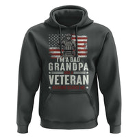 I'm A Dad Grandpa and Veteran Nothing Scares Me Hoodie Funny Veteran Dad Grandpa Humor