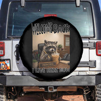 Funny Raccoon School Principal Spare Tire Cover Welcom Back To School