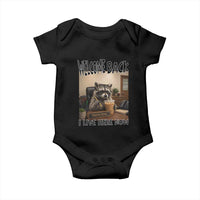 Funny Raccoon School Principal Baby Onesie Welcom Back To School