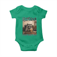 Funny Raccoon School Principal Baby Onesie Welcom Back To School