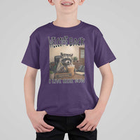 Funny Raccoon School Principal T Shirt For Kid Welcom Back To School