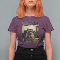 Funny Raccoon School Principal T Shirt For Women Welcom Back To School